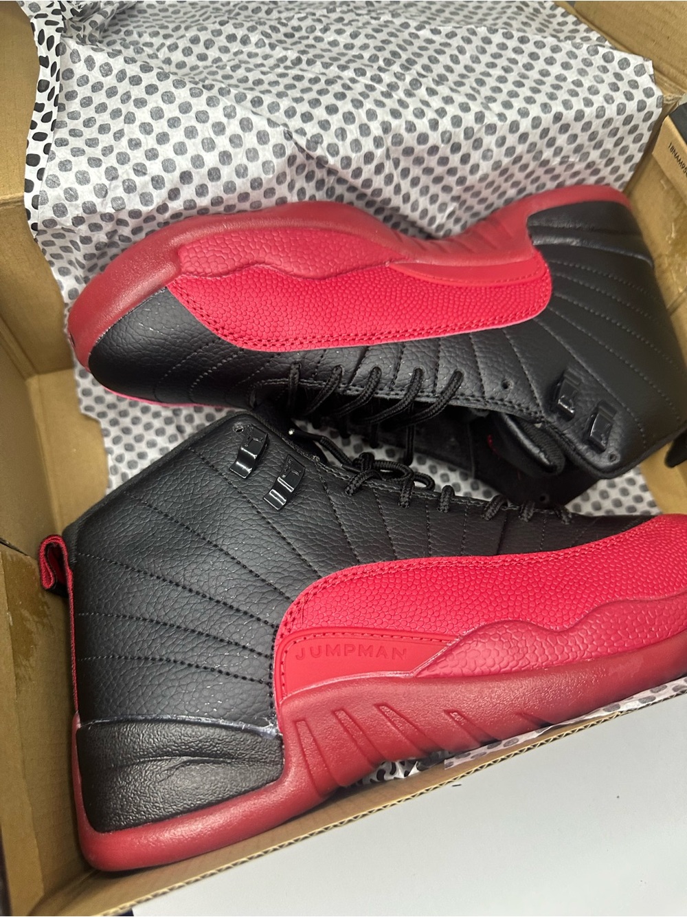 Jump Black and Red High-Top Sneakers